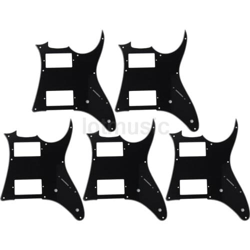 5 pcs 3 Ply Guitar Pick Guard For Ibanez GRX20Z Replacement -BLACK