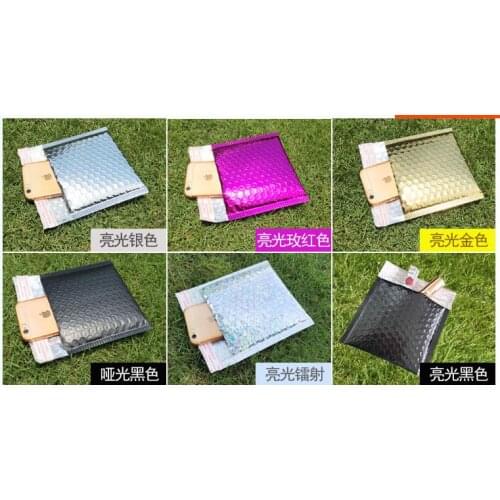 5pcs/lot small bubble mailer pink Bubble Envelopes Bags gold red Mailers Padded Shipping Envelope With Bubble Mailing Bag