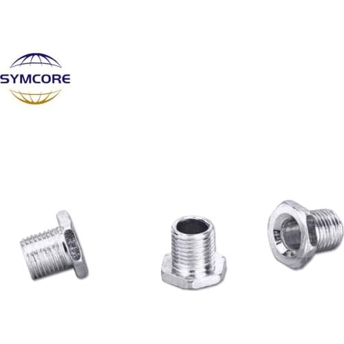 5pcs M10 hollow full tooth tube hexagon nut tooth tube countersunk head screw boltm10 screw iron rod thread distance 1.0mm