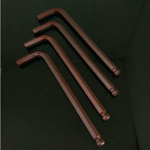 50PCS 1.5-6MM S2 Long Arm Metric Hex Wrench Set Ball Ended Alex Spanner Hexagonal Wrench Set