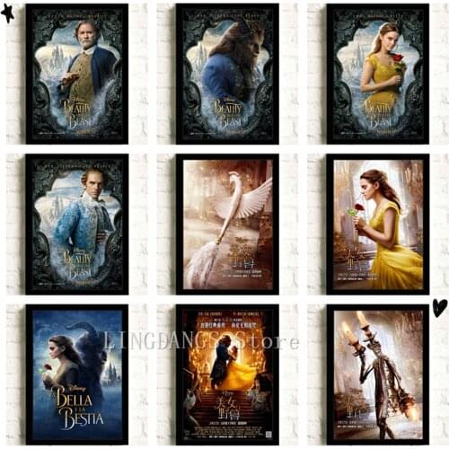 5d Diy Diamond Painting Disney Beauty And The Beast Emma Watson Posters Diamond Mosaic Embroidery Full Drill Art Home Decor Gift