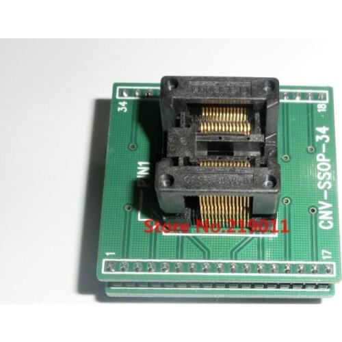 Free Shipping Original SSOP28 support SSOP24 to DIP24 Adapter 5.3mm /7.8mm IC Test Socket 0.65mm Pitch support ssop20 wide