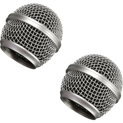 Bolymic rk143g Grill for Shure sm58 Replacement Grill Ball Head Mesh 2 Pack