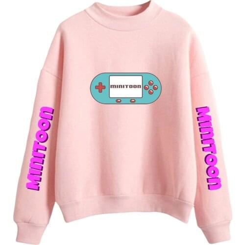 BSLNXNMA Minitoon 2D Print Hooded Women/Men popular Clothes Harajuku Casual High collar hoodies