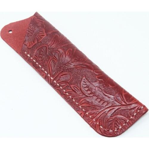 Genuine Leather School Pencil Case Small Real Cowhide Pencilcase for Girls Boy Penal Pen Bag Korean Cartridge Box Stationery Kit