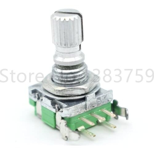 EC11 encoder side-adjusted 20-bit 20-pulse with switch 15mm flower shaft