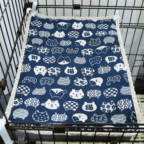 Cat hammock Breathable Pet Kitten Cage Bed Cover Cushion Rabbit Hanging Bed Cage Accessories cat chair hammock