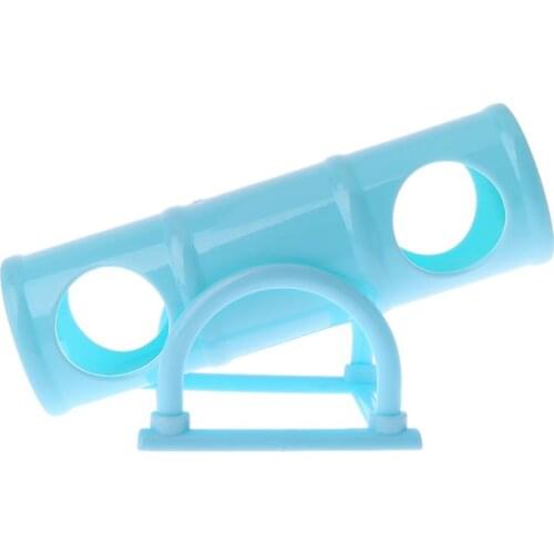 Hamster Exercise Toy Seesaw Sports Cage House Rat Mouse Play Tunnel Tube