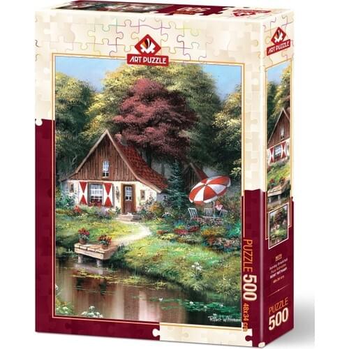 Art Puzzle Sunday Breakfast 500 Piece Jigsaw Puzzle