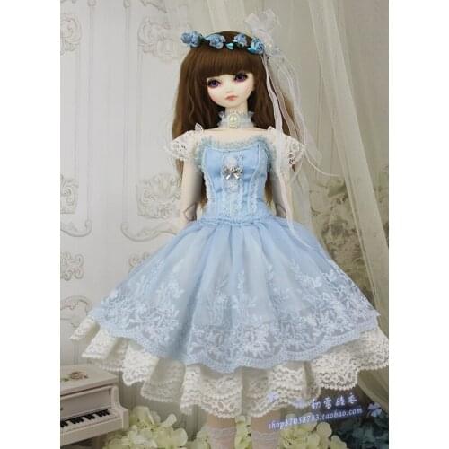 Princess BJD doll clothes set for 1/3 scale BJD / SD doll clothes,Bjd Doll clothing accessories adorable girls dreamy dress