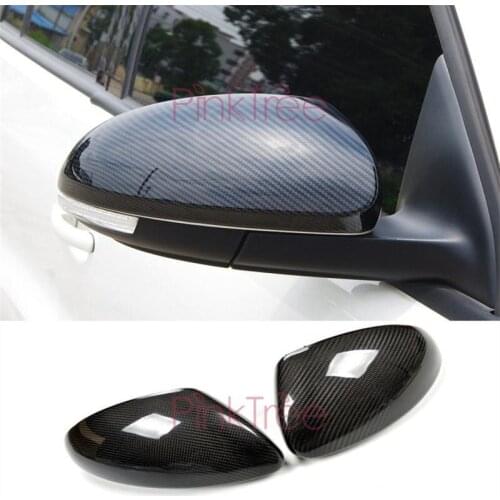 Carbon Fiber Color Side Wing Door Mirror Cover 2010 2011 2012 2013 2014 2015 For Volkswagen VW Tiguan Car styling Accessories