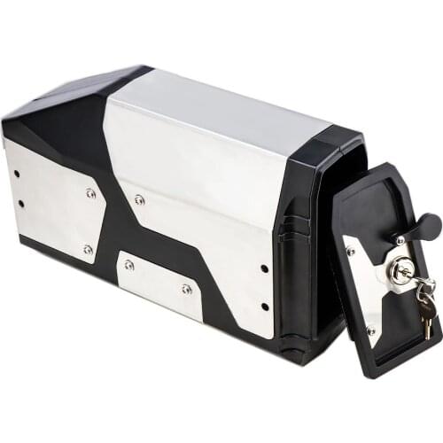 For BMW F850GS Left Side Bracket Aluminum box 4.2L Tool Box Stainless For BMW F850GS F750GS & adv Adventure 2018 2019