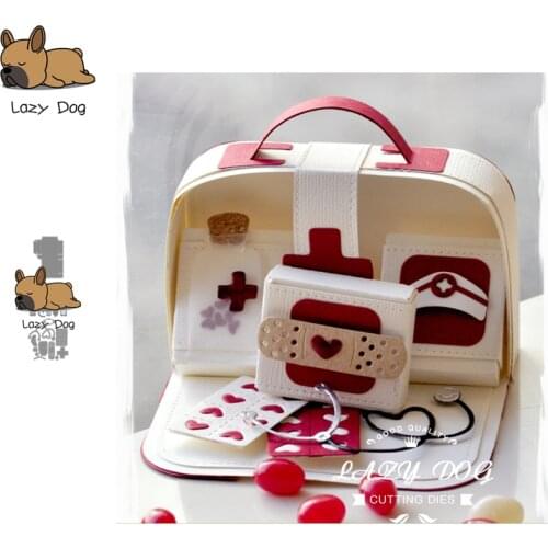 Medical Box Series Metal Cutting Dies Scrapbooking Stencil Decorative Craft Embossing Die Cuts Card Making New Dies For 2019