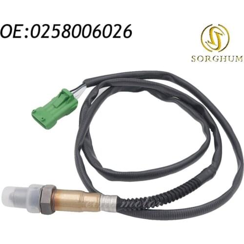 New 0258006026 Oxygen Sensor For Citroen Berlingo C4 Fiat Lancia Peugeot 206 Oxygen Sensor 1.4-2.2L 1994