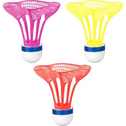 2020 New Original AirShuttle Outdoor Badminton AirShuttle Plastic Ball Nylon Shuttlecock Ball Stable Resistance 3pcs/Pack