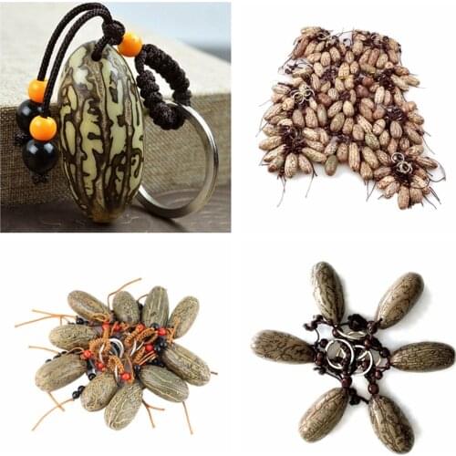 New Arrival One Thousand Bodhi Keychain Good Luck Bodhi Car Ornaments Decoration Car Key Fob Natural Keychain