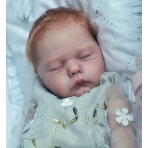 NPK 19inch Willa Reborn Doll Kit Fresh color Soft Touch Unfinished Reborn Supply Doll Parts