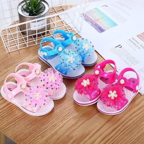 1-3 years old baby toddler shoes the new summer 2021 infants and young children sandals antiskid anti-collision soft bottom shoe
