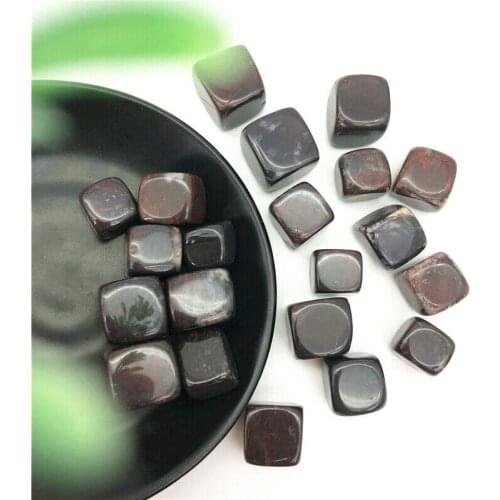 Drop Shipping 100g 10-25mm Natural Tumbled Red Obsidian Crystal Polished Stone Reiki Healing Natural Stones and Crystals