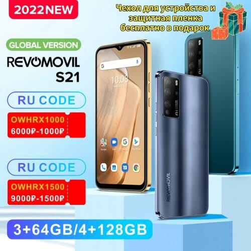 Celular world Premiere Revomovil S21 Smartphone Global Version 4GB 128GB 16MP AI Camera 4G WLAN Mobile Phones Global Quad Camera