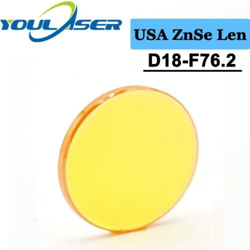 USA CVD ZnSe Co2 Laser Focus Lens 18mm Diameter FL76.2mm 3inches For CO2 Laser Engraving And Cutting Machine