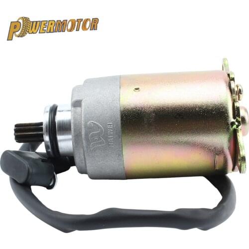 GY6 Motorcycle Starter High Performance Alloy Electric Starting Motor For GY6 125cc-200cc Engine ATV Bike Buggy Moped Scooter