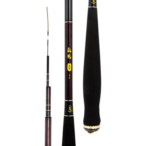 3.6m/3.9m/4.5m/4.8m/5.4mTelescopic carbon Fishing rod carp fishing tackle hand fishing pole Use 360-degree rotating tip design