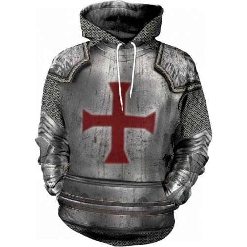 New Fashion hoodies Knights Templar 3D Printing hoodie high quality Sweatshirts Men/Women Casual Streetwear jacket Tracksuits