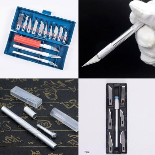 13 Blade DIY Supplies Carving Knife Polymer Clay Knives Sculpture With Box Knife Model Tool Making