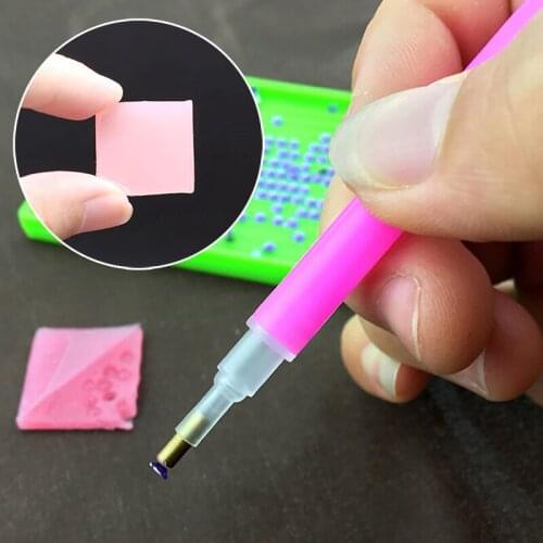 15 Pcs Paste DIY Sticker Dotting Drilling Mud Embroidery Tools Art Diamond Handicraft Dropship
