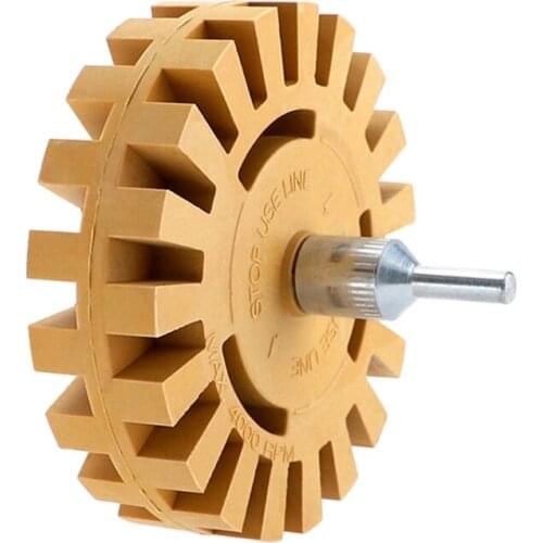 4-inch Rubber Grinding Wheel Quick De-glue Abrasive Disc Rotating Tool Removal Car Stickers and Tape Polishing Wheel
