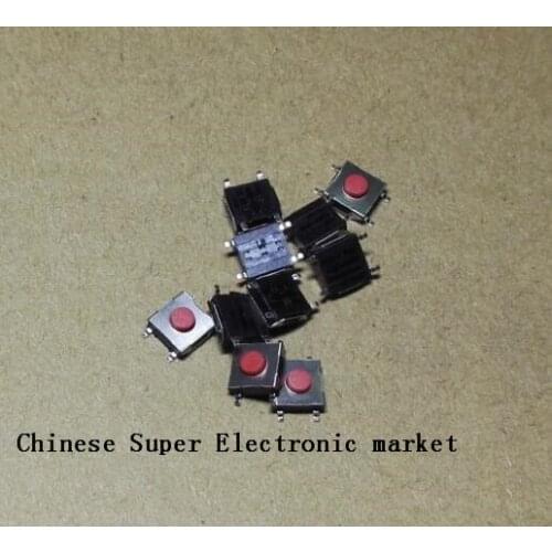 50PCS 6x6x3.1mm Waterpfoof 4-Pins Tactile Switches Push Button SMD Tact Switch 6*6*3.1mm