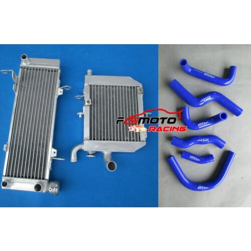 For HONDA RVF400 NC35 NC30 VFR400 RVF/VFR 400 NC 35/30 Aluminum Radiator + hose