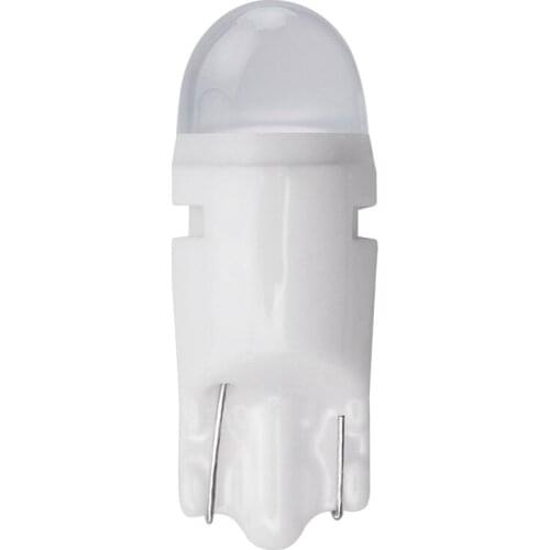 2pcs Automotive LED Width Lamp Instrument Lamp Car Lamp License Plate Lamp Ceramic Circular Lens T10 Ceramic 12V Universal 0.03A