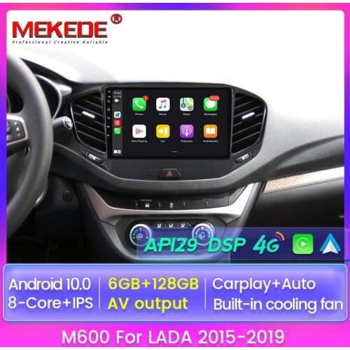 MEKEDE HD 1280X720 6GB+128G IPS Android 10 Car GPS Navigation Multimedia Player GPS Carplay AUTO for LADA VESTA 2015-2019