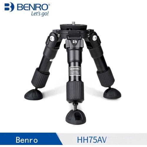 Benro HH75AV HH100AV Hi-Hat Mini Video Tripod Aluminium 75mm/100MM, 2 segments by Professional Auminium Camera Tripods