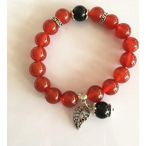Natural jade Natural Wrapped Agate Bracelet for men women Red Chalcedony Bracelet Beads Rosary Beads 925 silver bracelet
