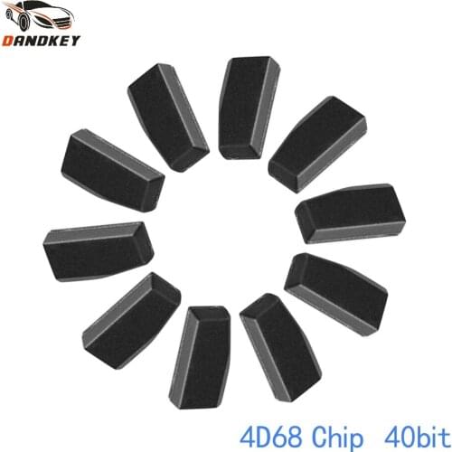 Dandkey 10X Transponder TP29 4D68 40 Bits Immobilizer Chip Carbon For Lexus Toyota Camry Corolla Prado Remote Car Key Chip