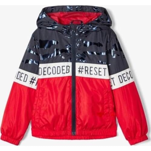 Children/Kids Windproof Hooded Autumn/Fall/Spring Jacket Boy Clothes, Boys Spring Jacket, water resistant, size 80cm to 164cm