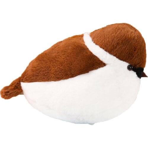 Simulated bird doll plush toy children to appease rag doll bird nest sparrow ugly birthday gift boutique children gift