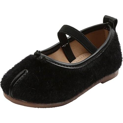 COZULLAA Kids Girls Flat Princess Shoes Fashion Sneakers 2020 Children Autumn Elegant Elastic Band Casual Shoes Size 21-30