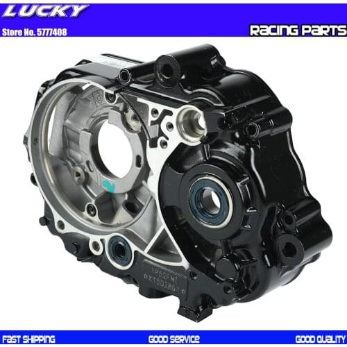 Motorcycle Left CrankCase cover with Bearing For lifan 125 LF 125cc Horizontal Kick Starter Engines Dirt Pit Bikes Parts