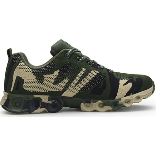 Mens Plus Size Outdoor Mesh Sneakers Military Work Casual Shoes Men Camouflage Army Breathable Walking Shoes Trainers BTMOTTZ
