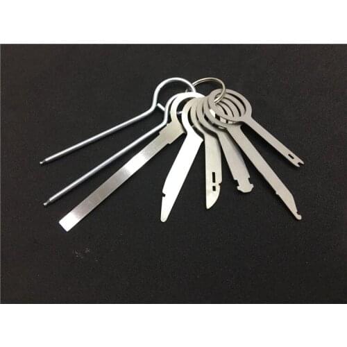 New 20pcs Vehicle Car Radio Door Panel Removal Realese Stereo Headunit Audio Keys Navigation Dash Trim Install Tools Kit