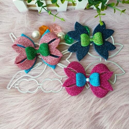 New Bow metal cutting die mould scrapbook decoration embossed photo album decoration card making DIY handicrafts