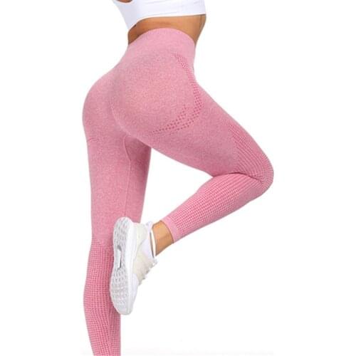 New Vital Seamless Leggings High Waist Women Fitness Workout Yoga Pants Push Up Hip Super Stretchy Running Sports Leggings