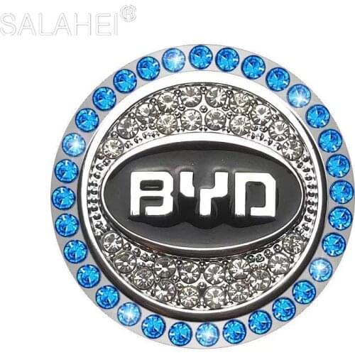 One Click Start Car Styling Engine Start Stop Lgnition Key Ring Accessories Case Captur Sticker For BYD I3 S7 G3 F3 S6 F0 E5 B