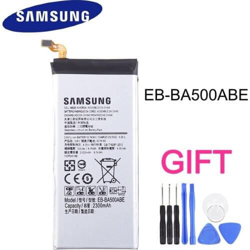 EB-BA500ABE Original Battery For Samsung GALAXY A5 2015 EBBA500ABE Genuine Replacement Phone Battery 2300mAh