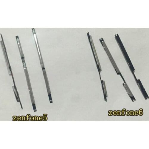 Ymitn Original housing new silver volume + power boot button for Asus zenfone 5 T00F T00J zenfone 6 T00G back replacement parts