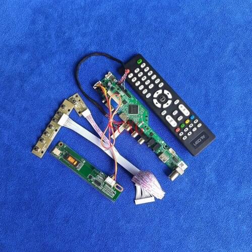 Fit LTD154EX0C/LTD154EX0S LCD panel controller board 30-Pin LVDS USB VGA AV HDMI-compatible 1280*800 DIY kit Signal Analog 1CCFL